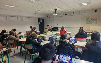 Les élèves d’Eugénie Joubert découvrent le numérique et la programmation en ateliers interactifs